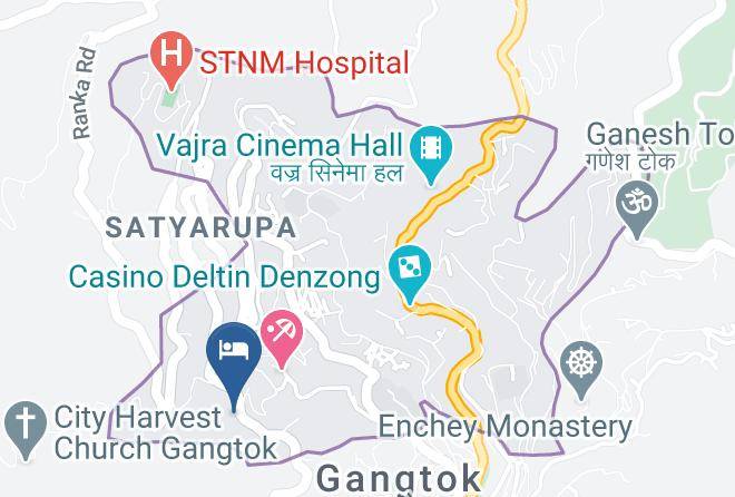 Gangtok - Msytic Valley At Gangtok Maps