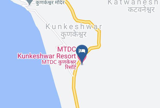 Devgad - Mtdc Kunkeshwar Resort Maps