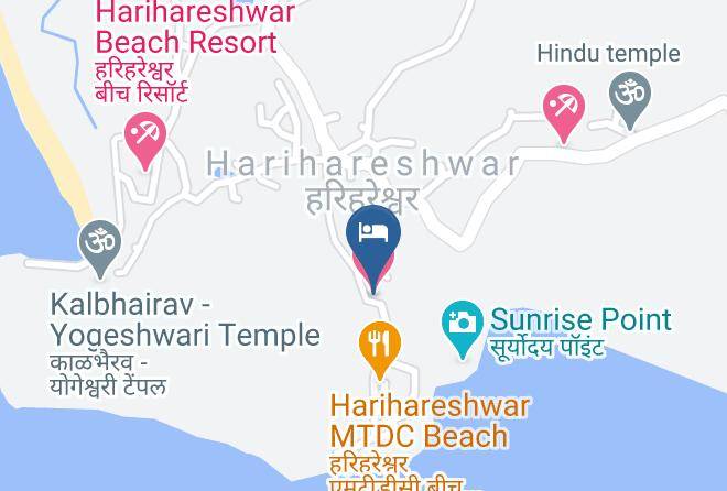 Shrivardhan - Mtdc Resort Harihareshwar Maps