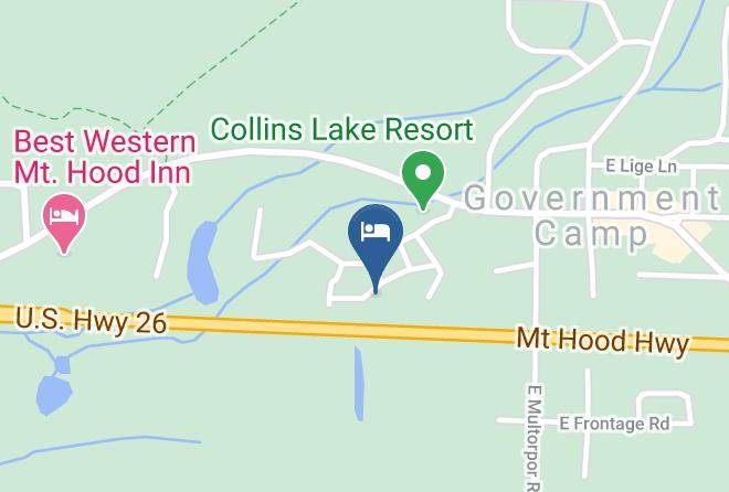 Clackamas - Mt Hood Escape At Collins Lake Resort Maps