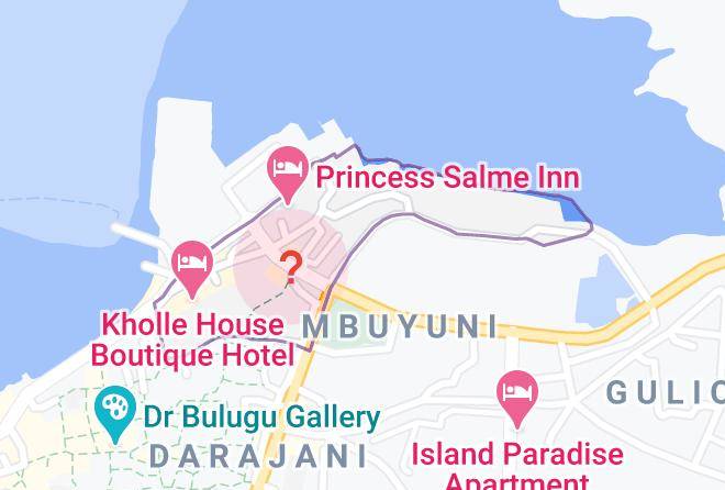 Mtoni Marine Hotel Map