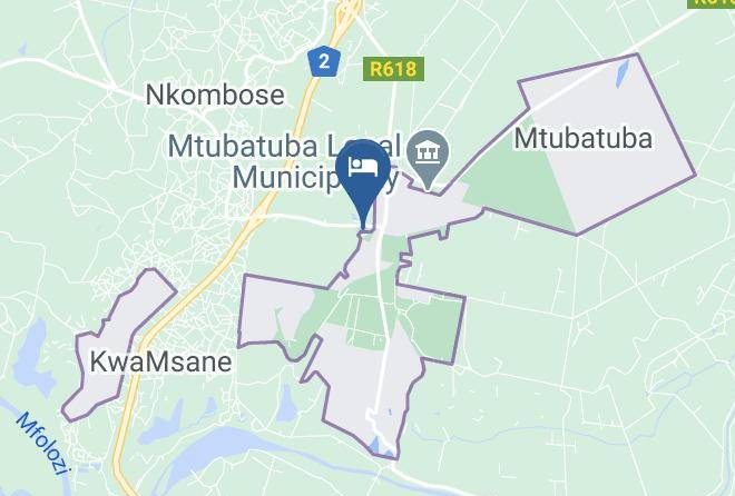 Umkhanyakude - Mtubatuba Bed And Breakfast Maps