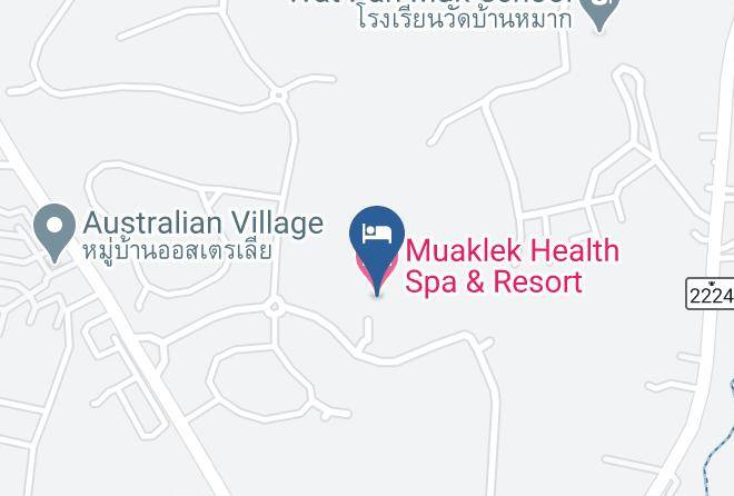 Amphoe Muak Lek - Muaklek Health Spa & Resort Maps