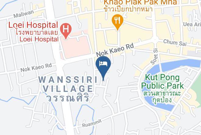 Amphoe Mueang Loei - Muan Manee Hotel Maps