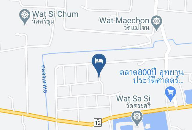 Amphoe Mueang Sukhothai - Muang Por Resort Maps