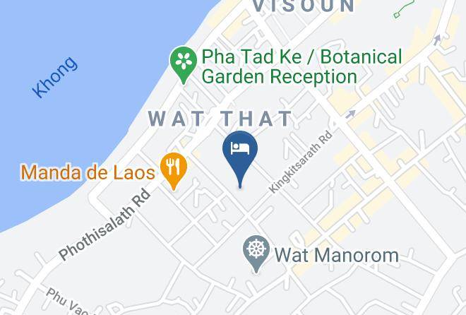 Louangphrabang - Muang Thong Hotel Maps