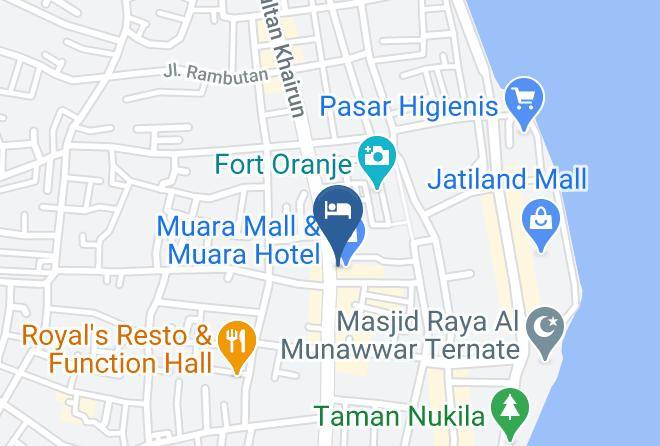 Ternate - Muara Hotel And Mall Ternate Maps