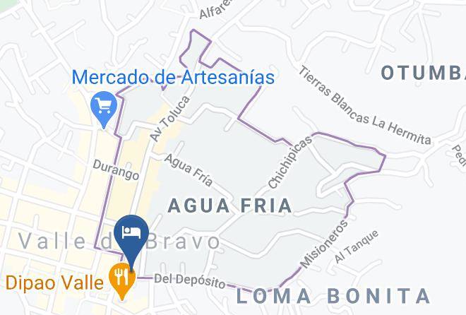Valle De Bravo - Mubu Hotel Boutique Maps