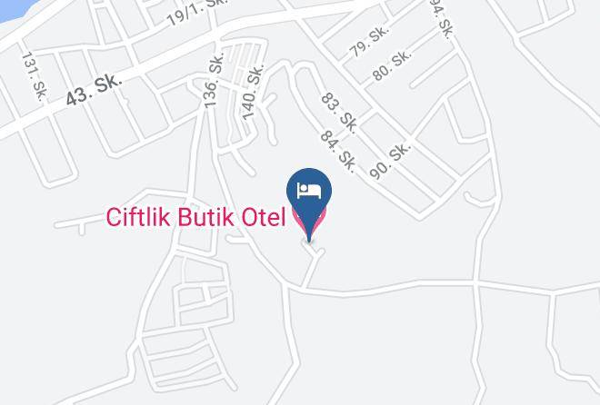 Cesme - Ciftlik Butik Otel Maps