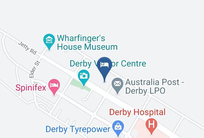 Derby West Kimberley - Mud Crab Motel Maps