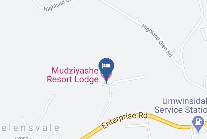 Harare - Mudziyashe Resort Lodge Maps