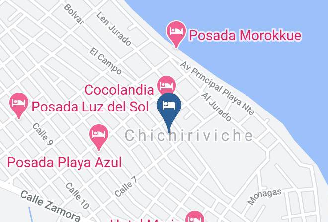 Monsenor Iturriza - Muelle Islas Del Sol Maps