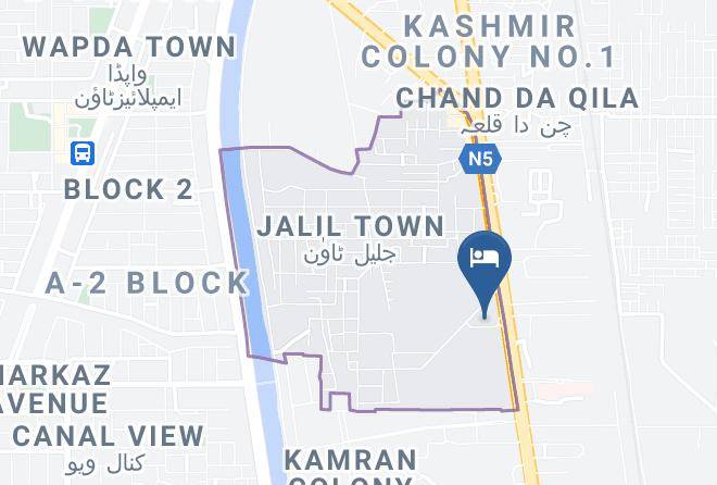 Islamabad - Mughal Mahal Hotel Maps