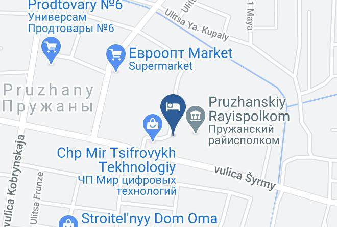 Pruzhanskiy Rayon - Muhavec Gostinica Kupp Kommunal'nik Maps