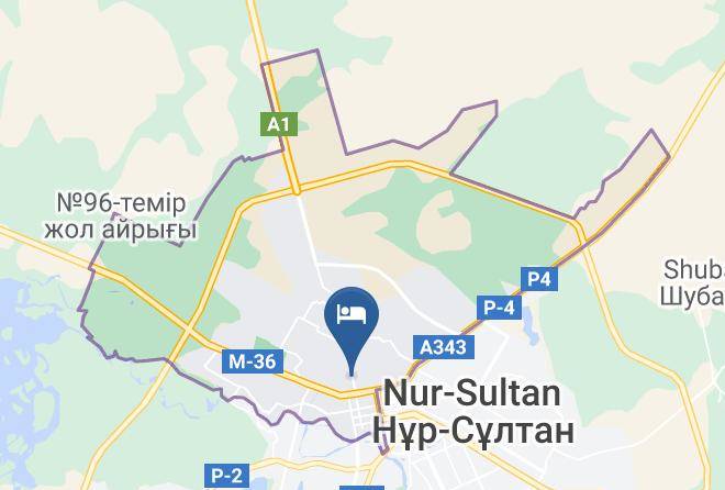 Nur Sultan - Rush Hotel Maps