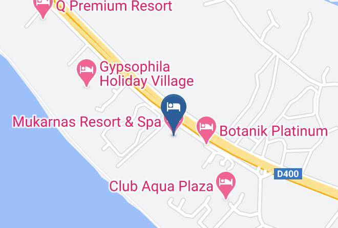 Mukarnas Resort & Spa Hotel Map