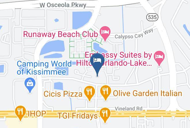 Osceola - Multi Resorts At Fantasy World Maps