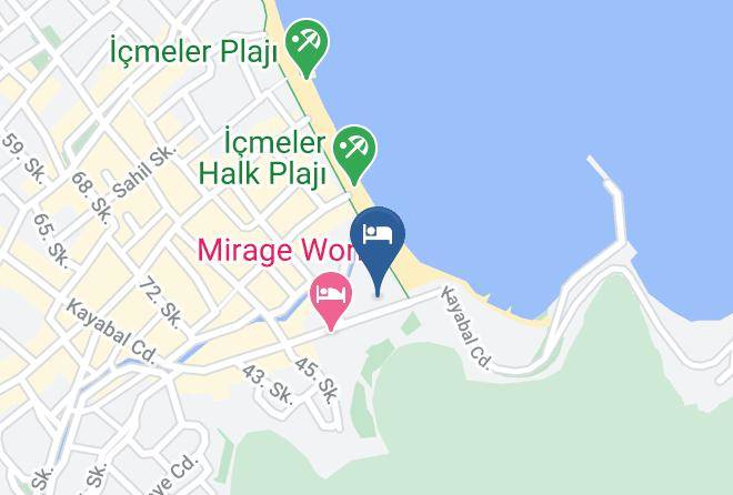 Marmaris - Munamar Beach Restoran Maps
