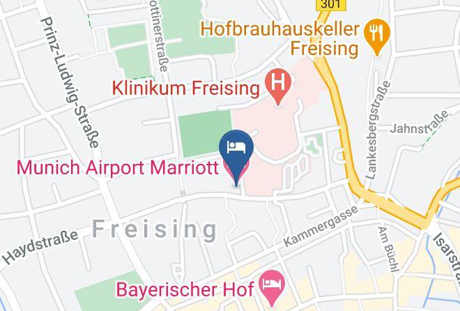 Freising - Munich Airport Marriott Hotel Maps
