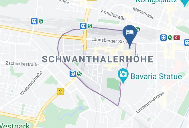 Munich District - Munich Deluxe Hotel Maps