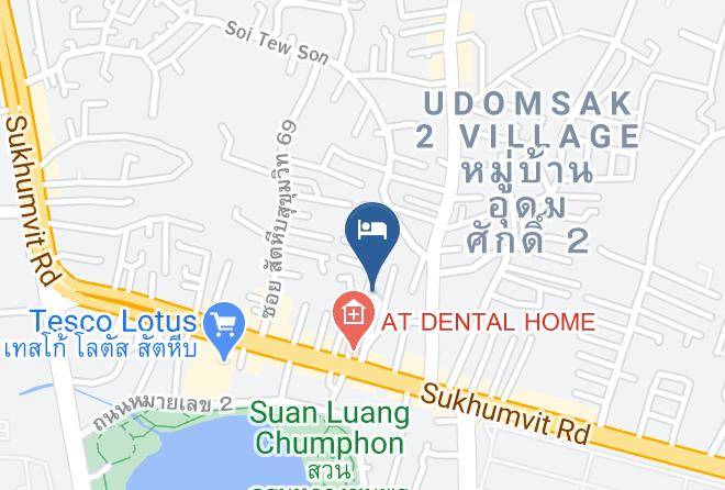 Amphoe Sattahip - Muntra Garden Resort Sattahip Maps