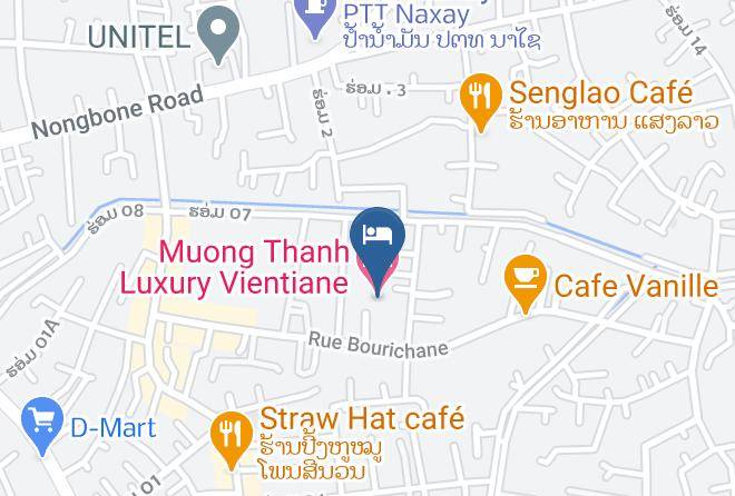 Vientiane - Muong Thanh Luxury Vientiane Hotel Maps