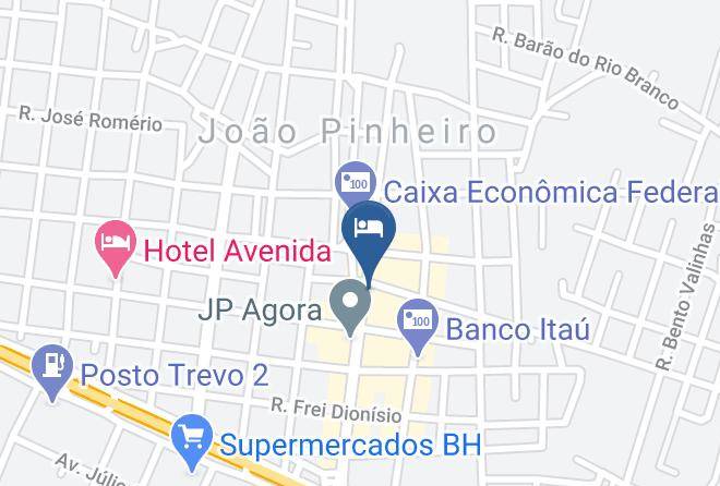 Joao Pinheiro - Murad Palace Hotel Maps
