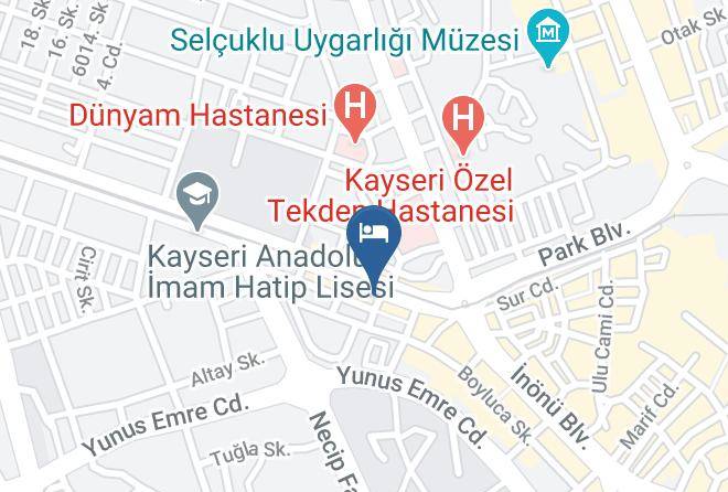 Murat Otel Kayseri Map