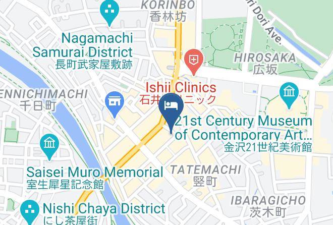 Kanazawa City - Murataya Maps