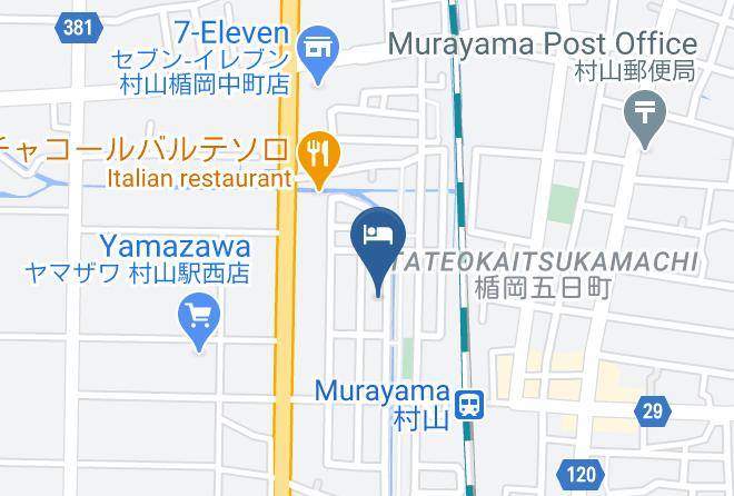 Murayama City - Murayama West Entrance Hotel Maps