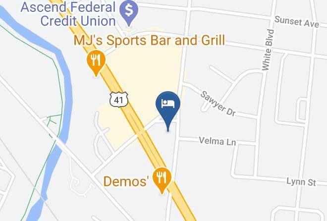 Rutherford - Motel 6 Murfreesboro Maps