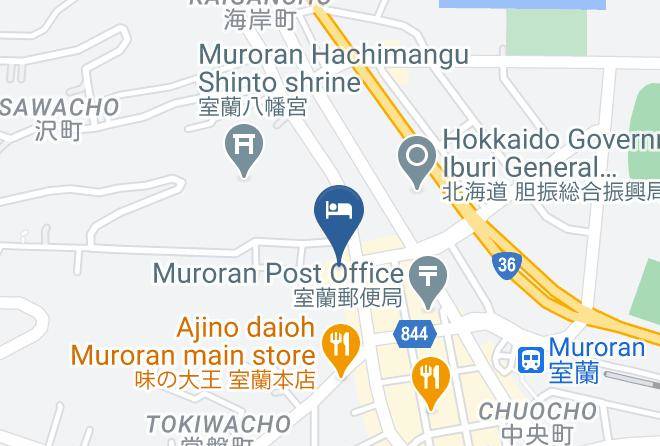 Muroran City - Muroran Prince Hotel Maps