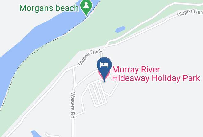 Murray River Hideaway Holiday Park Map