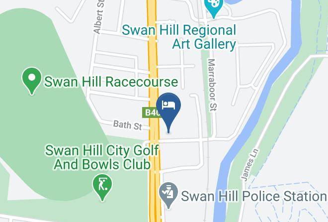 Swan Hill - Murray River Motel Maps