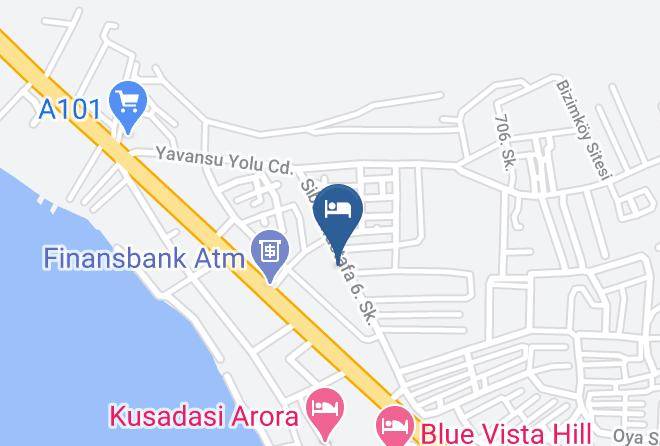 Kusadasi - Mursel Garden Hotel Kusadasi Maps