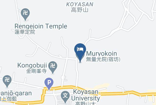 Koya Townito District - Muryokoin Maps