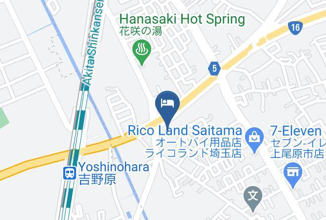 Ageo City - Musashino Grand Hotel & Spa Maps