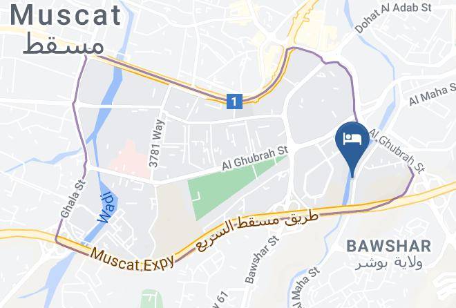 Bawshar - Muscat Dunes Hotel Maps