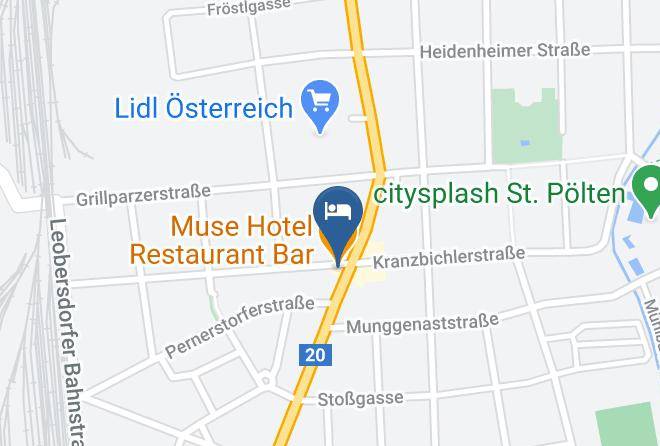 Sankt Polten - Muse Hotel Restaurant Bar Maps