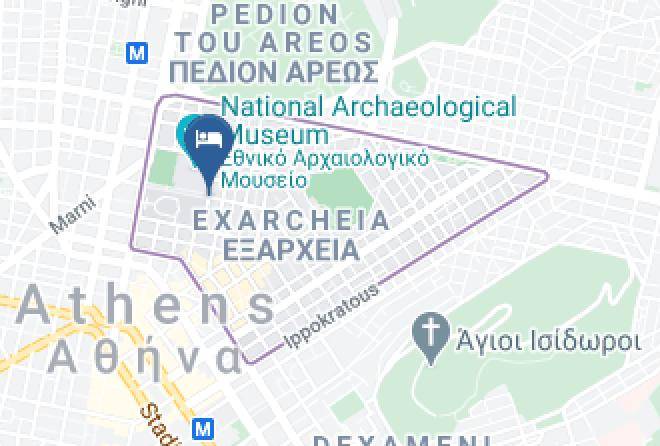 Central Athens - Museum Hotel Maps