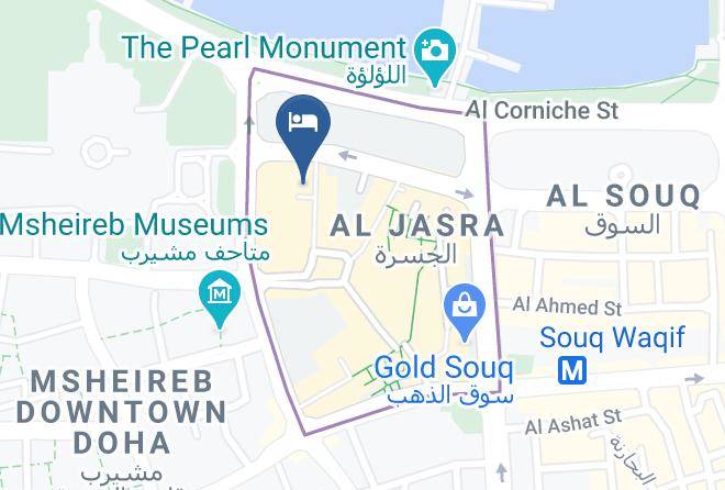 Doha - Souq Waqif Boutique Hotels By Tivoli Maps
