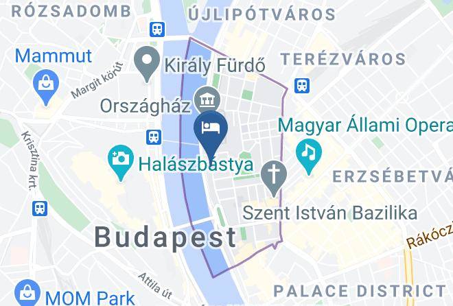 Budapest 5 Kerulet - Art & Design Studios Maps