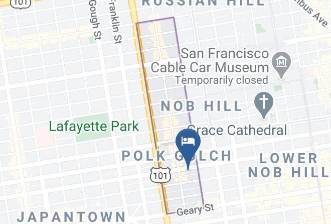 San Francisco - Music City Hotel Maps