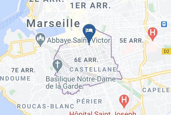 Bouches Du Rhone - Music Hotel Maps