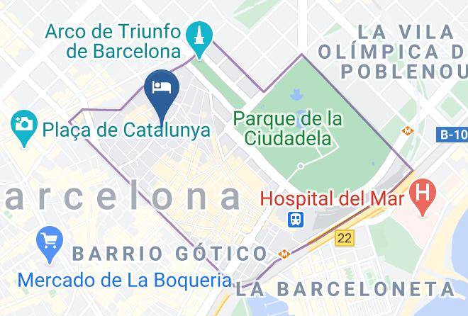 Barcelona - Musik Boutique Hotel Maps