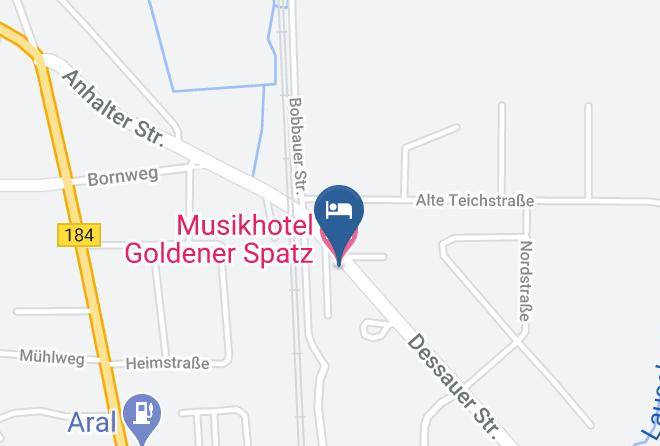 Musikhotel Goldener Spatz Map