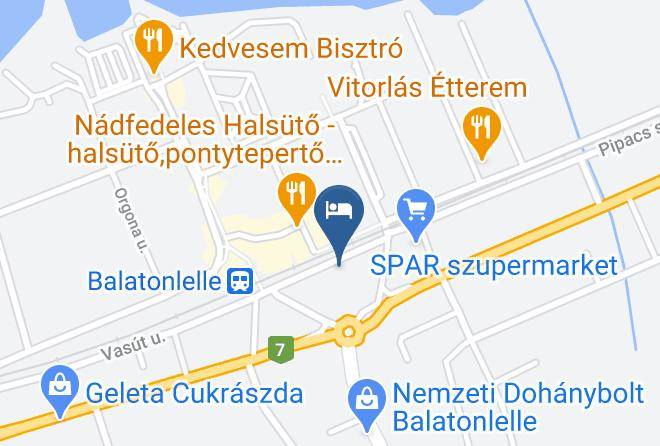 Balatonlelle - Muskatlis Haz Maps