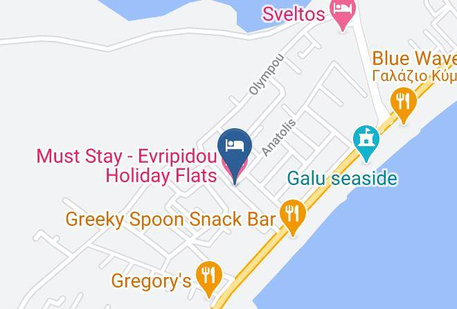 Cyprus - Must Stay Evripidou Holiday Flats Maps
