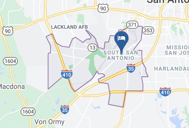 Bexar - Mustang Inn & Suites Maps