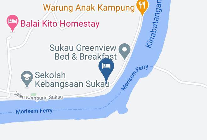 Bahagian Sandakan - Mustara Homestay Maps